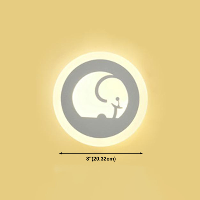 Kreative Tiere Wandleuchte moderne LED -Wandleuchte für Kinderzimmer