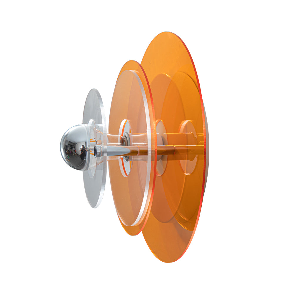 Multi-Layer Wall Sconce Lamp Nordic Acrylic 1-Light Bedroom Wall Light Fixture