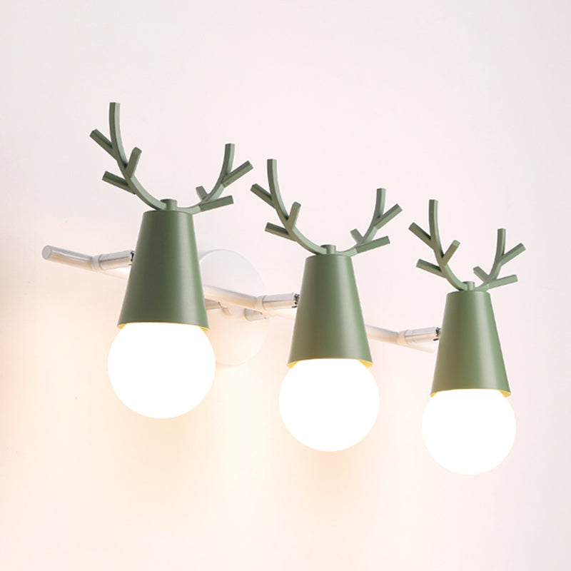 Wall Mount Light Fixture Nordic Metal Kids Bedroom Wall Mount Light