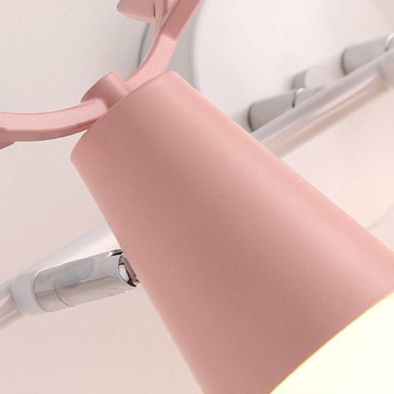 Wall Mount Light Fixture Nordic Metal Kids Bedroom Wall Mount Light