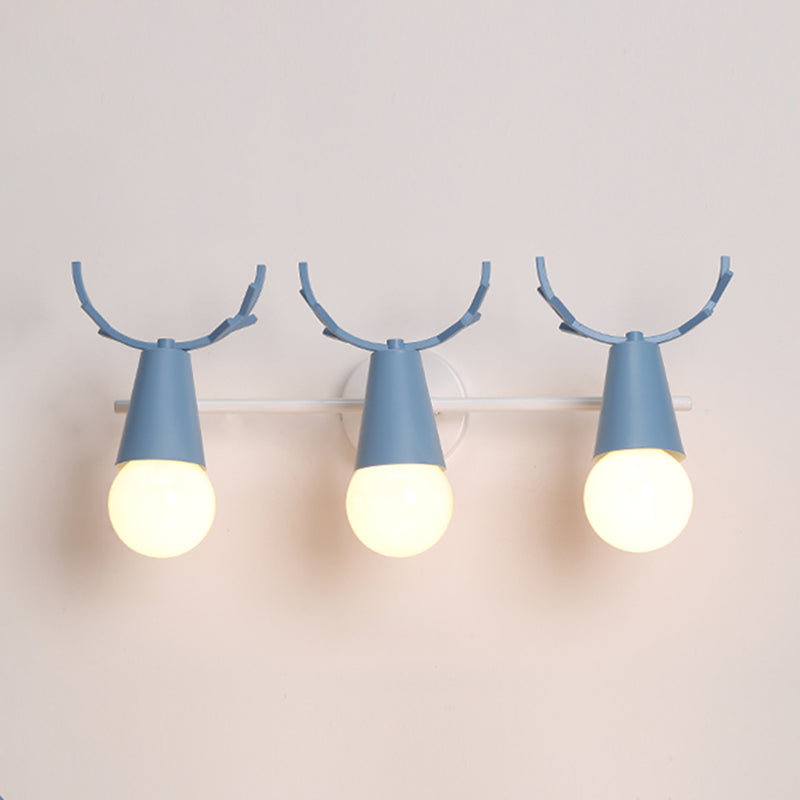 Wall Mount Light Fixture Nordic Metal Kids Bedroom Wall Mount Light