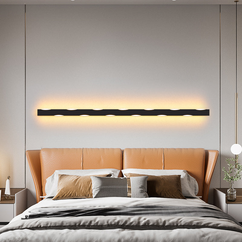 Forme linéaire Mur en métal Éclairage d'éclairage moderne 1 luminaire mural d'éclairage