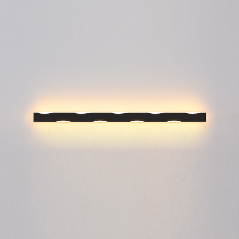 Forma de forma lineal Iluminación de pared de metal Estilo moderno 1 Luz de la pared de luz Luz de la pared de la luz.