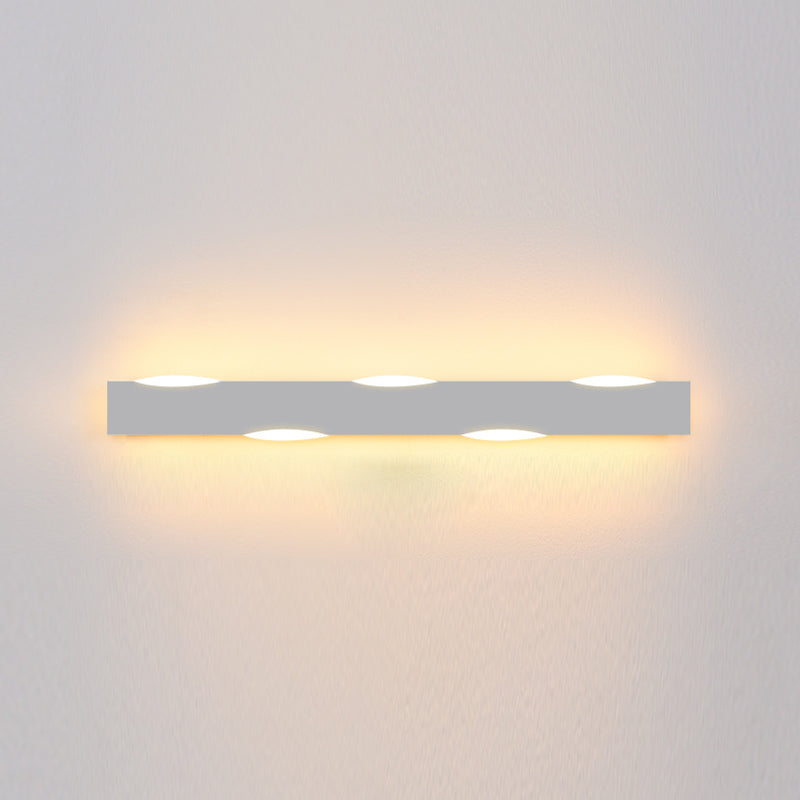 Forma de forma lineal Iluminación de pared de metal Estilo moderno 1 Luz de la pared de luz Luz de la pared de la luz.