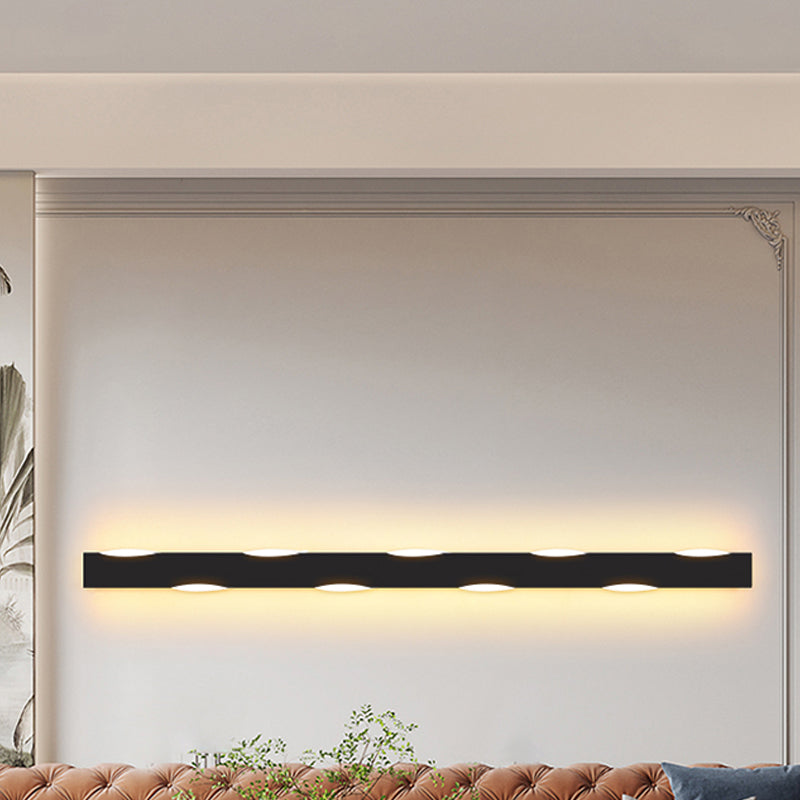 Forma de forma lineal Iluminación de pared de metal Estilo moderno 1 Luz de la pared de luz Luz de la pared de la luz.