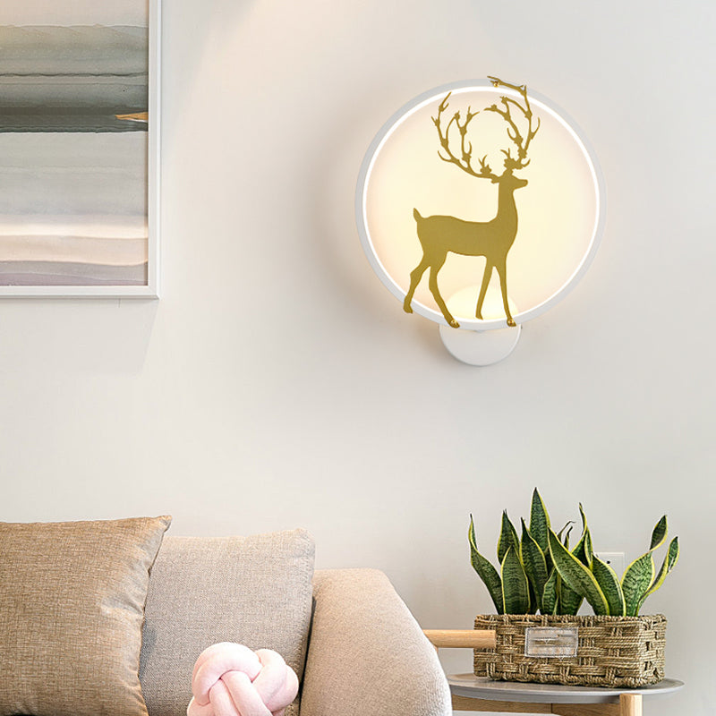 Kids Style Unique Shape Wall Light Metal 1 Light Wall Mounted Light Fixture
