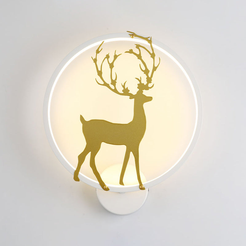 Kids Style Unique Shape Wall Light Metal 1 Light Wall Mounted Light Fixture