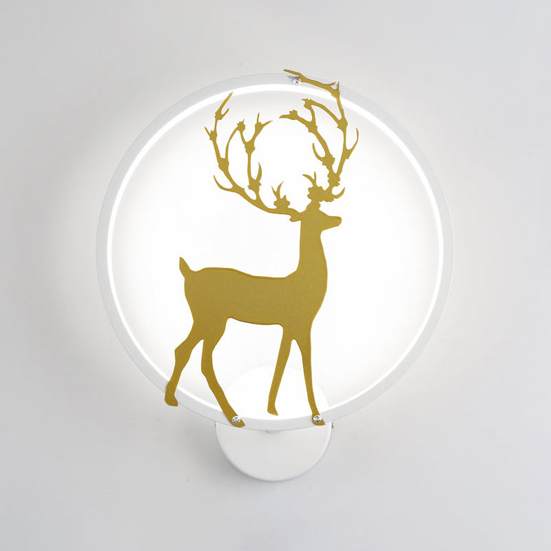 Kids Style Unique Shape Wall Light Metal 1 Light Wall Mounted Light Fixture