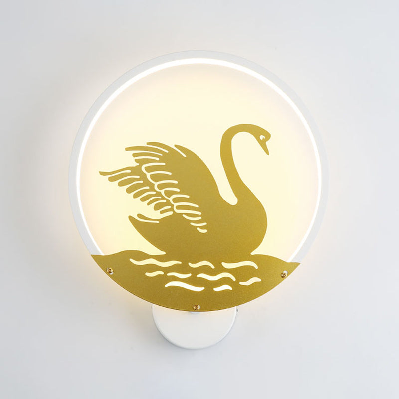 Kids Style Unique Shape Wall Light Metal 1 Light Wall Mounted Light Fixture