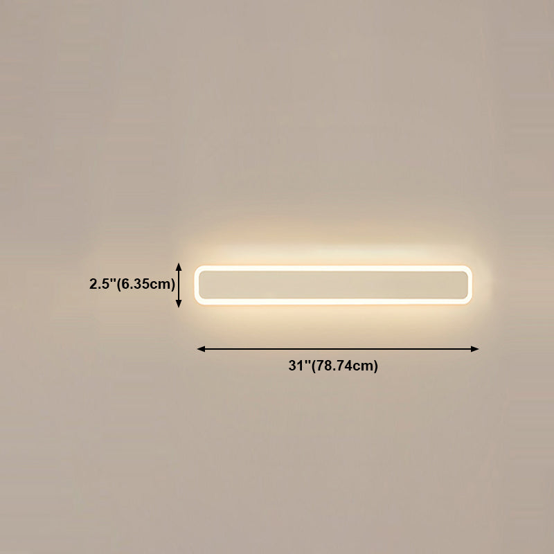 Metal Linear Wall Sconce Lighting Nordic LED Sconce Light Fixture