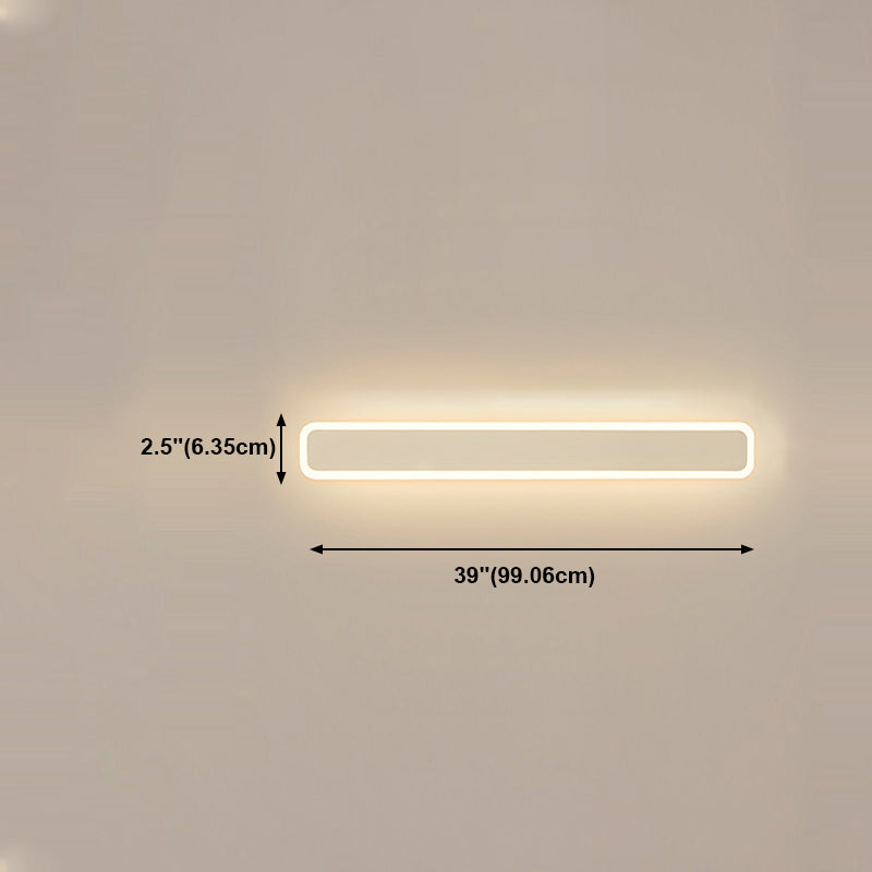 Metal Linear Wall Sconce Lighting Nordic LED Sconce Light Fixture