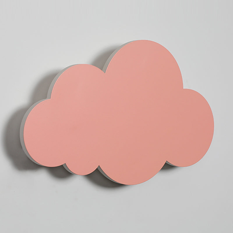 Accogliente a parete in metallo a forma di nuvola in stile per bambini a 1 luci a parete lampada montata