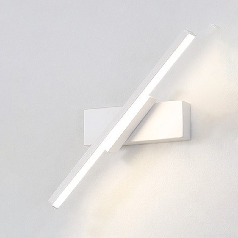 Modern Style Linear Wall Lamps Metal 1 Light Wall Mounted Lamps