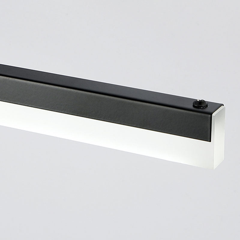 Metal Linear Shape Wall Light Modern 1-Light Swing Arm Mirror Wall Mount Light Fixture
