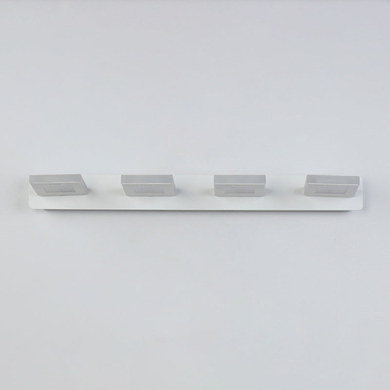 Metal Geometric Wall Mount Lighting Modern Multi Lights Mirror Wall Light Fixture in White