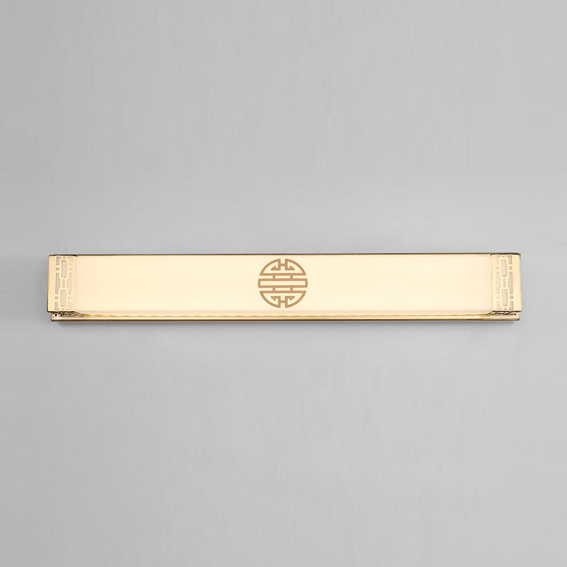 Modern Metallic LED pared apliques de tocador de baño lineal de tocador de baño