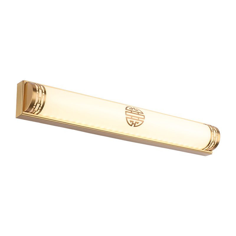 Modern Metallic LED pared apliques de tocador de baño lineal de tocador de baño