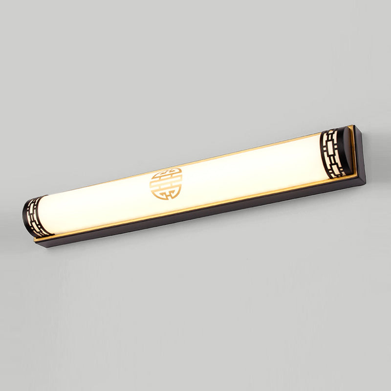 Modern Metallic LED Wall Sconce Linear Bathroom Vanity Lighting Fixture