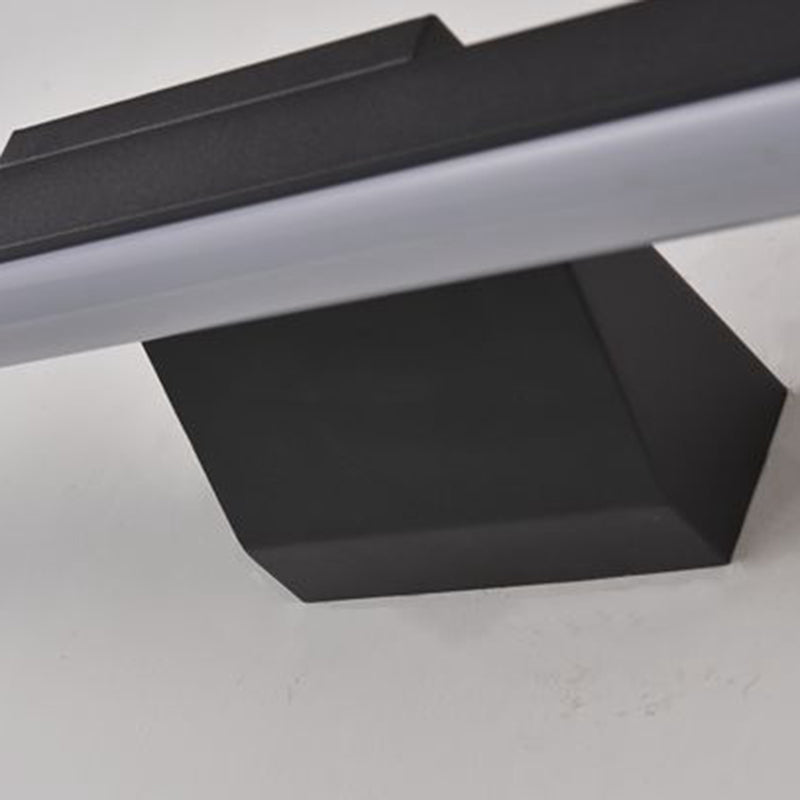 Lumières murales de vanité linéaire de style moderne Métal 1 Lights Mirror Vanity Lights