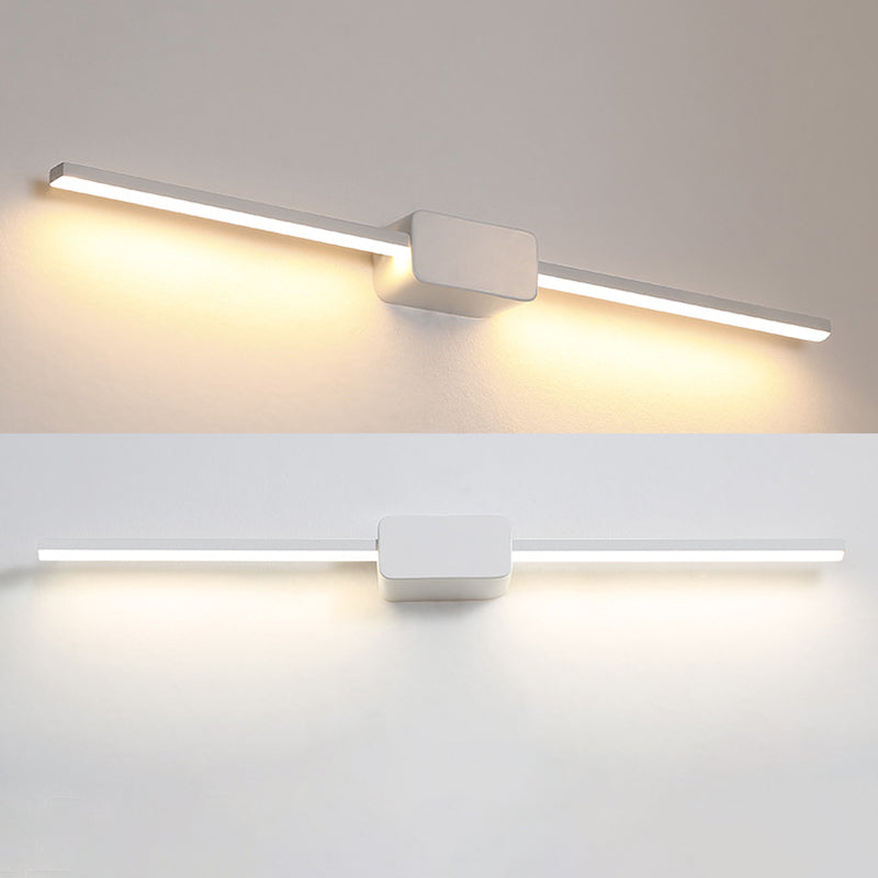 Luce di vanità in metallo postmoderno dritta 1 mirror leggero per il bagno