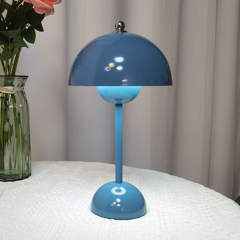 Table de table en forme de dôme lampe de table de nuit en métal de style nordique pour chambre à coucher