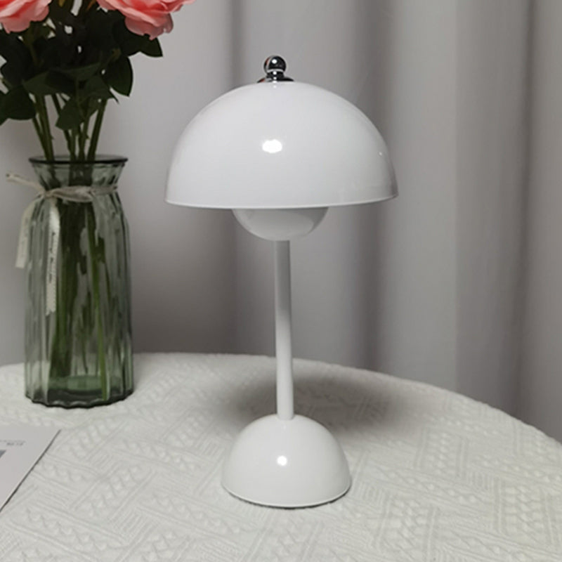 Table de table en forme de dôme lampe de table de nuit en métal de style nordique pour chambre à coucher