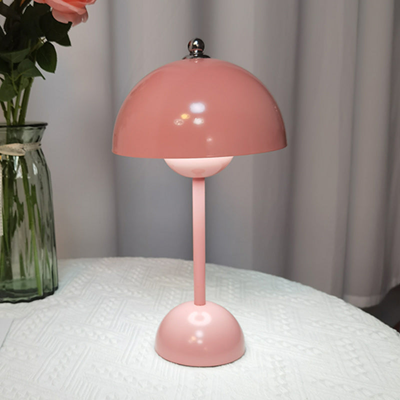 Table de table en forme de dôme lampe de table de nuit en métal de style nordique pour chambre à coucher