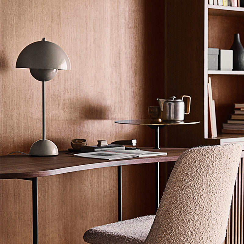 Table de table en forme de dôme lampe de table de nuit en métal de style nordique pour chambre à coucher