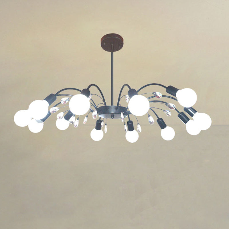 Radial Shade Chandelier Lights Contemporary Metal Chandelier Lighting