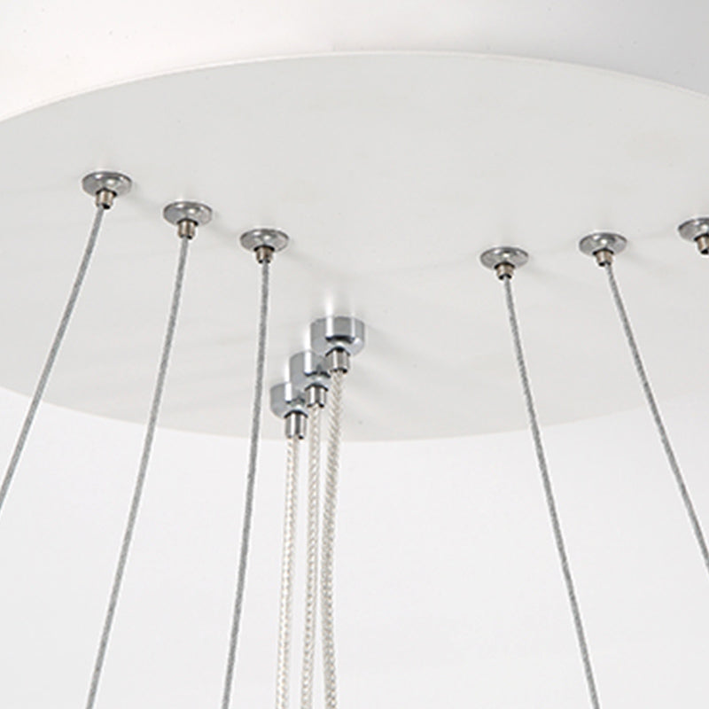 Forme de roue moderne Chandelier Light Metal 1 lustre d'éclairage léger