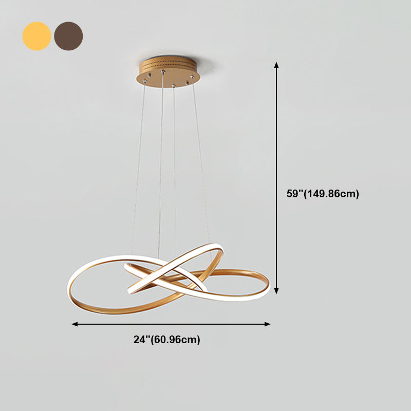Cycle Shade lampadario Light Light Metal Modern 1 Funzione illuminazione lampadario leggero