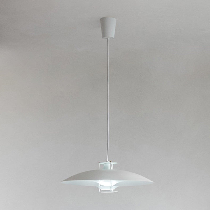 1 Luz de colgante colgante único de estilo moderno de metal para restaurante para restaurante