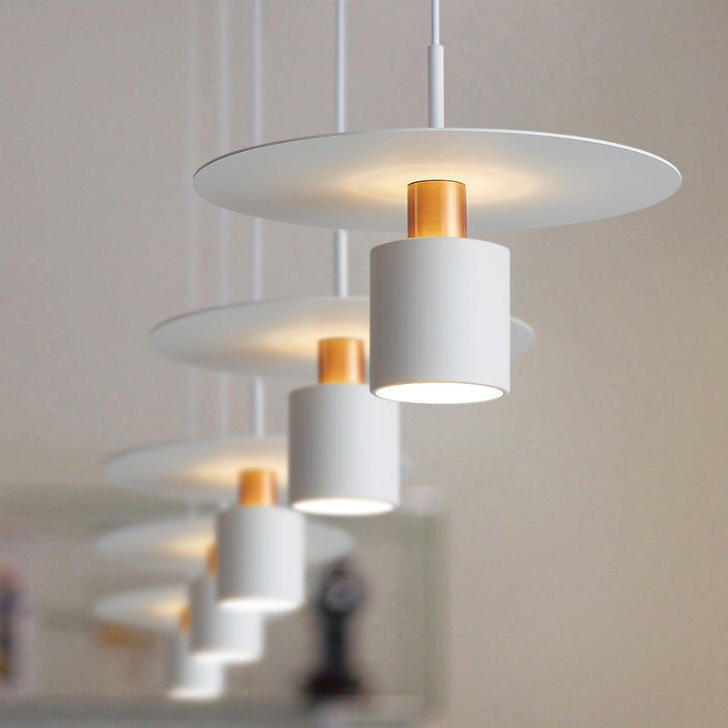 1 Light Unique Hanging Pendant Modern Style Metal Hanging Lighting for Dining Room