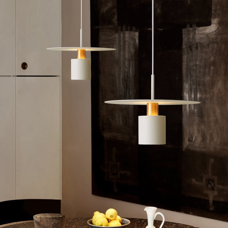 1 Light Unique Hanging Pendant Modern Style Metal Hanging Lighting for Dining Room
