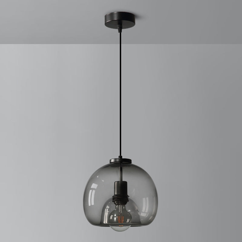 Estilo moderno de forma esférica iluminación colgante de vidrio Luz para dormitorio