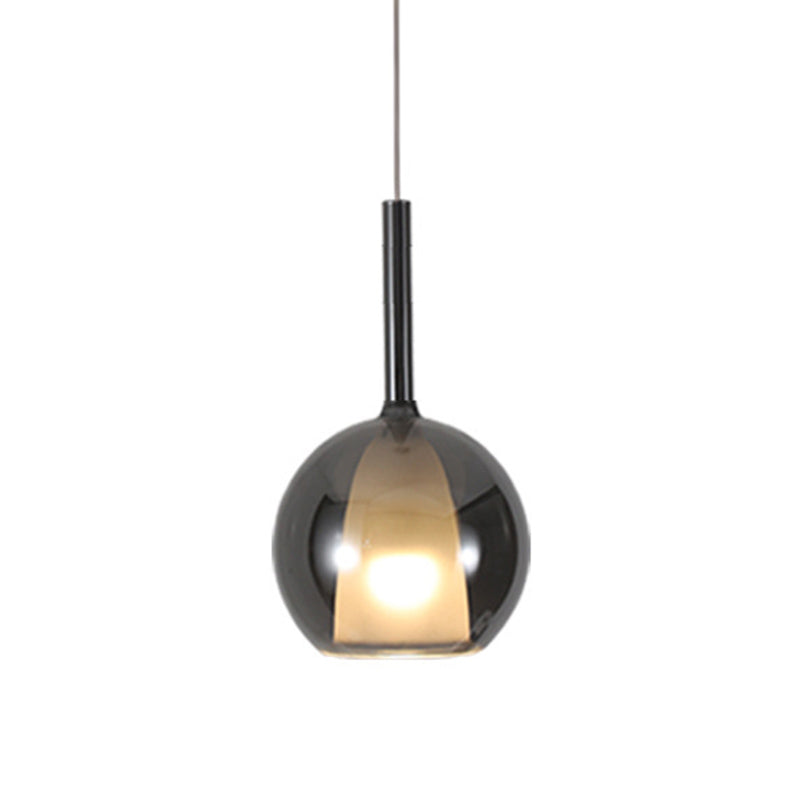 Contemporary Glass Shade Hanging Light Creative Pendant Lighting Fixture