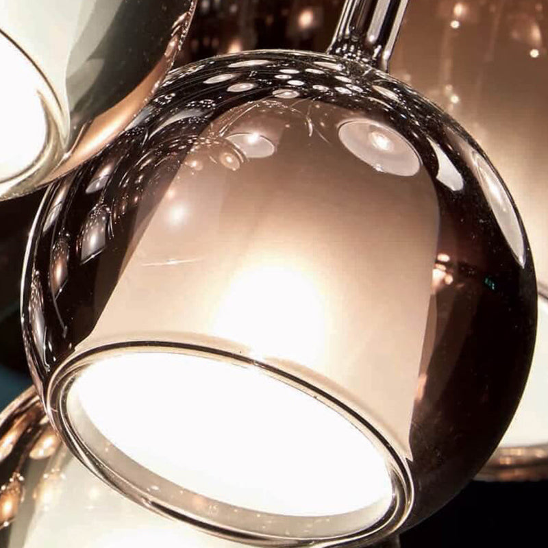 Contemporary Glass Shade Hanging Light Creative Pendant Lighting Fixture