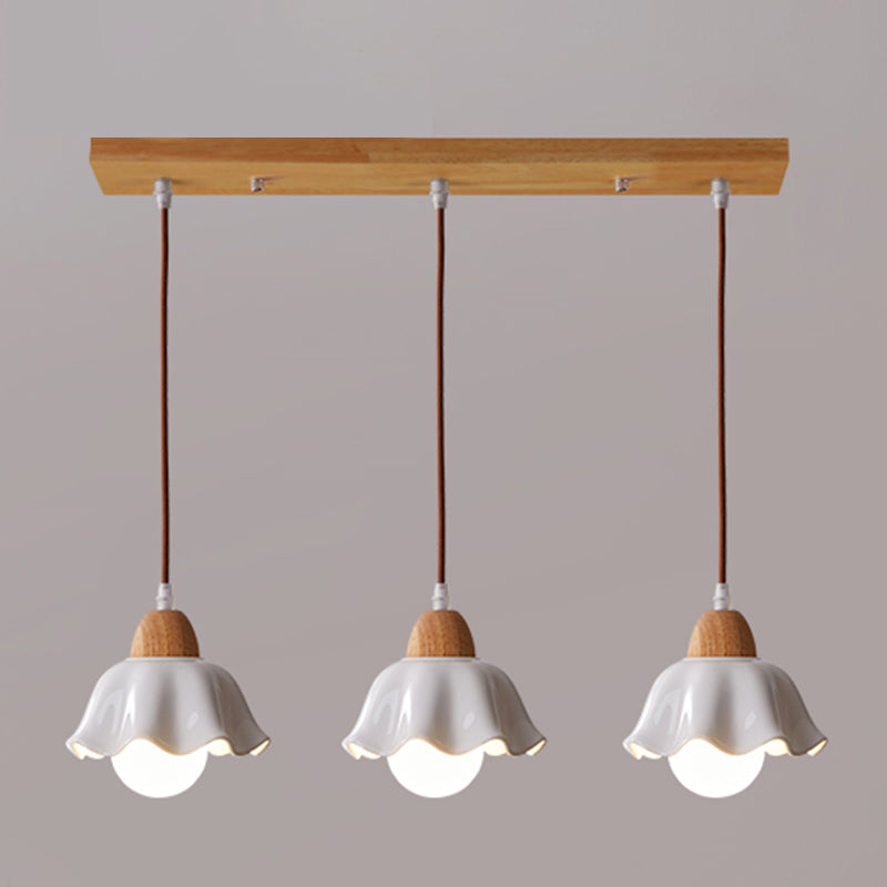 Estilo moderno Luz colgante Capacidad de iluminación de colgante de vidrio creativo para el comedor