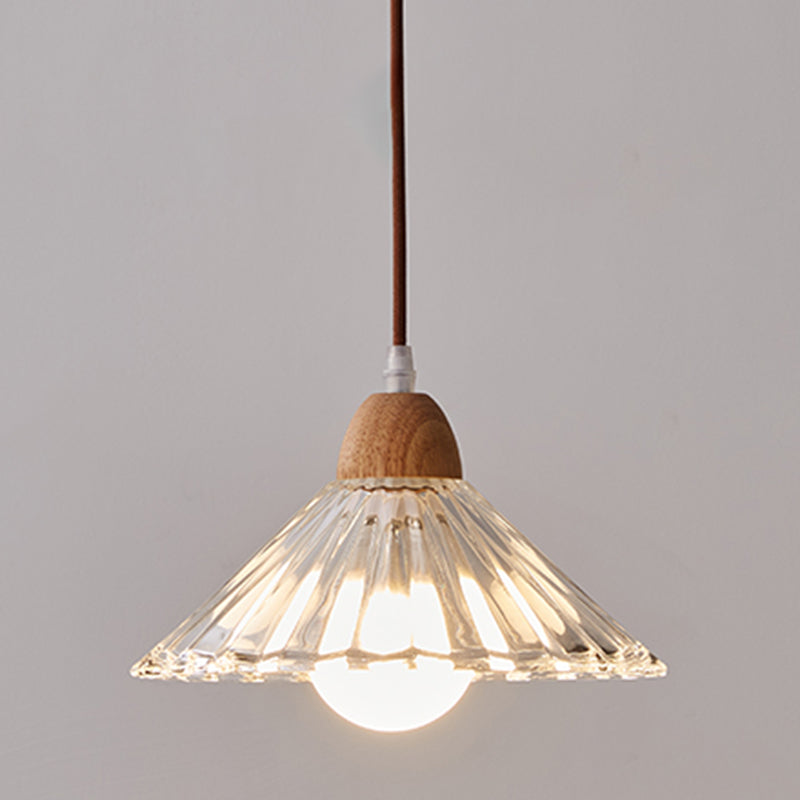 Estilo moderno Luz colgante Capacidad de iluminación de colgante de vidrio creativo para el comedor