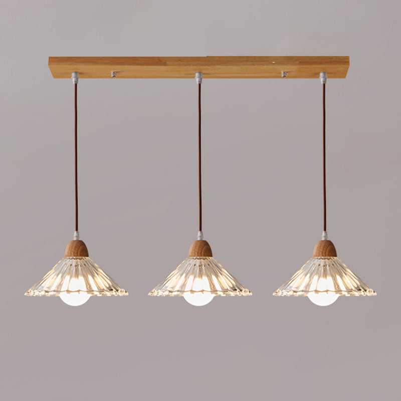 Estilo moderno Luz colgante Capacidad de iluminación de colgante de vidrio creativo para el comedor