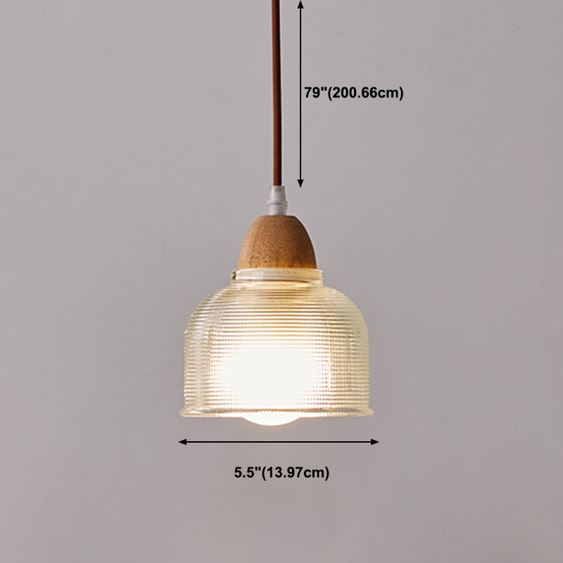 Estilo moderno Luz colgante Capacidad de iluminación de colgante de vidrio creativo para el comedor