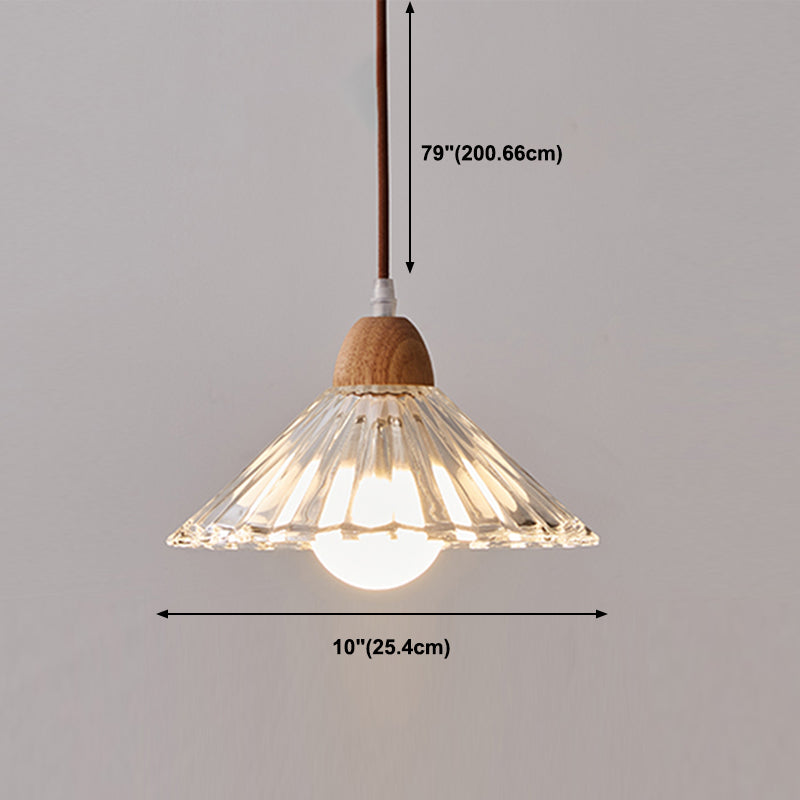 Estilo moderno Luz colgante Capacidad de iluminación de colgante de vidrio creativo para el comedor