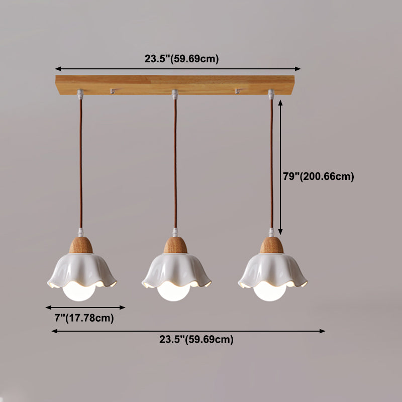 Estilo moderno Luz colgante Capacidad de iluminación de colgante de vidrio creativo para el comedor