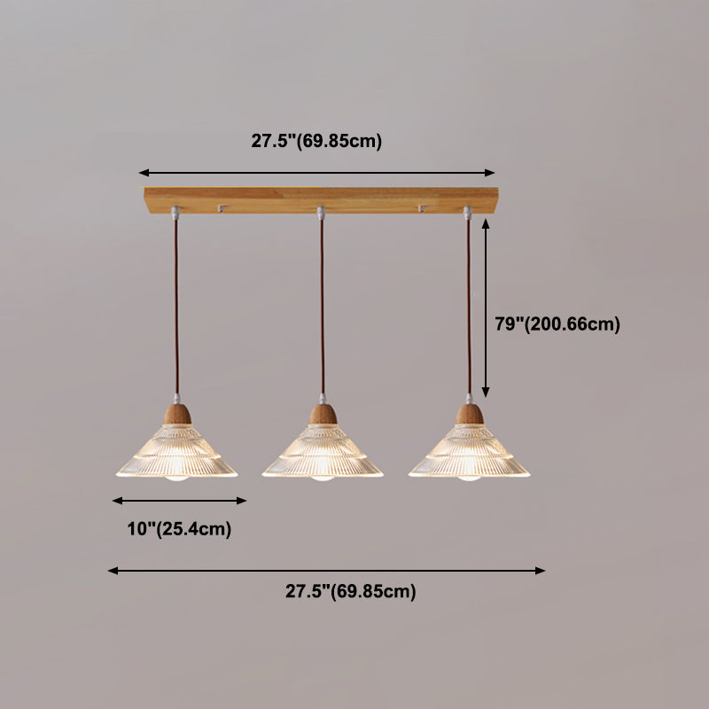 Estilo moderno Luz colgante Capacidad de iluminación de colgante de vidrio creativo para el comedor