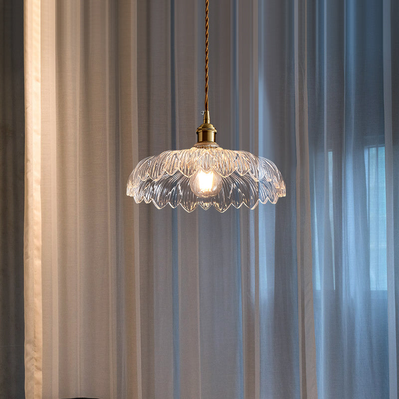 Glass de style moderne suspension d'éclairage de pendentif créatif
