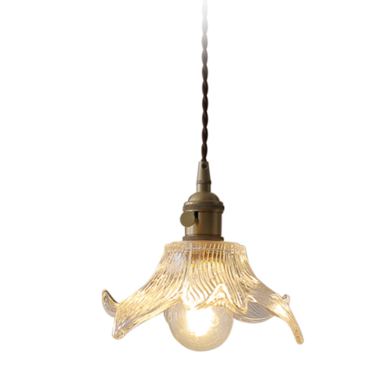 Glass de style moderne suspension d'éclairage de pendentif créatif