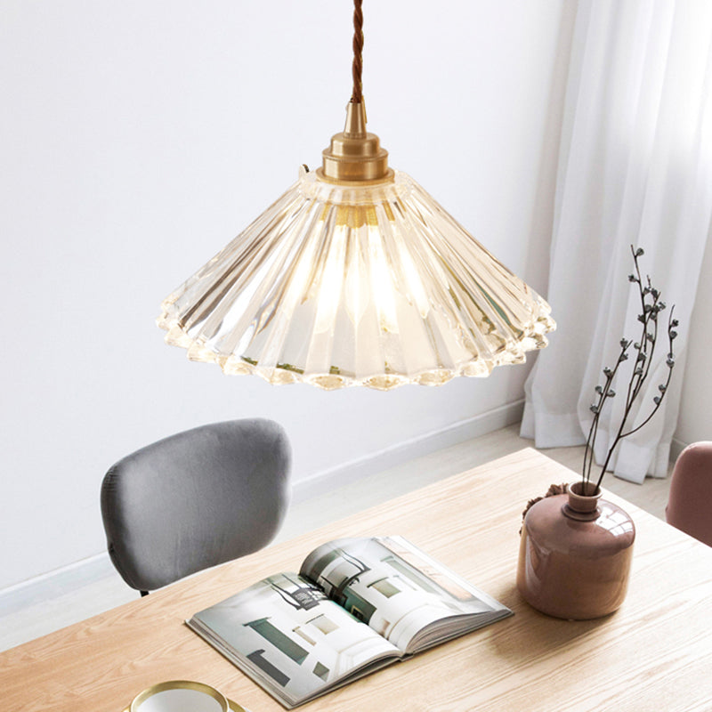 Glass de style moderne suspension d'éclairage de pendentif créatif