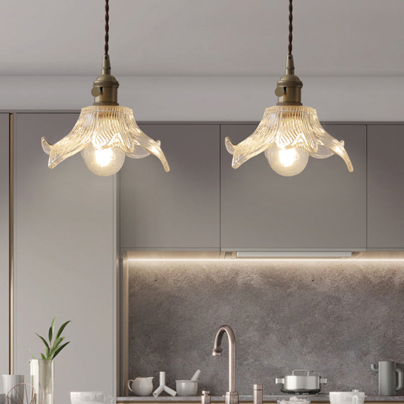 Glass de style moderne suspension d'éclairage de pendentif créatif