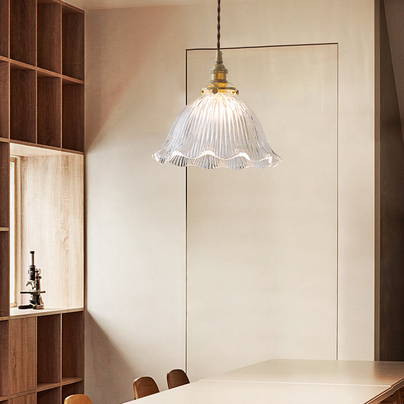 Glass de style moderne suspension d'éclairage de pendentif créatif