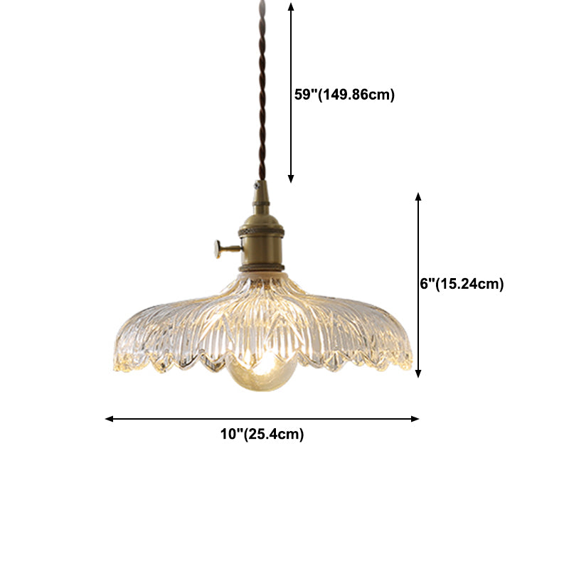 Glass de style moderne suspension d'éclairage de pendentif créatif